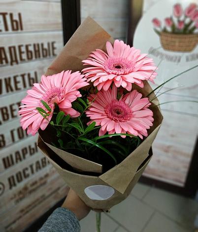 Букет цветов из: Герберы в Каменский